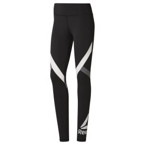 Reebok WOR Big Delta Tights Damen - Schwarz - DE 092-VIF